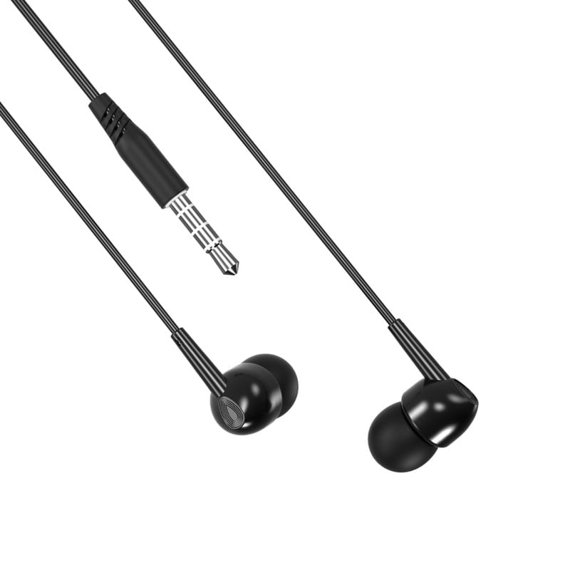 Гарнитура XO EP37 In-ear Earphone Black (6920680877881)