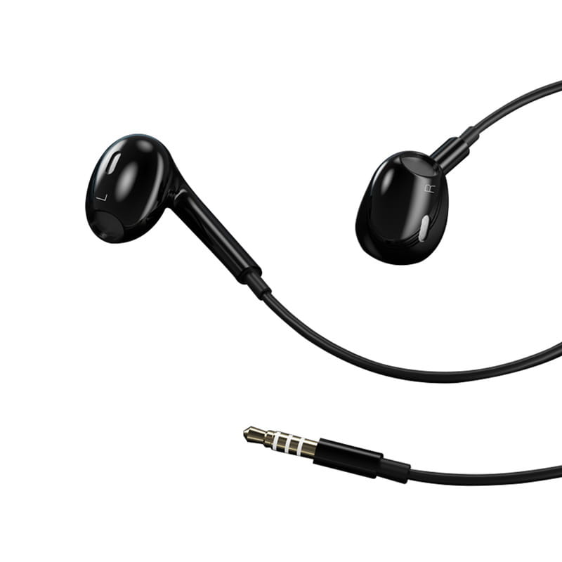 Гарнитура XO EP43 In-ear Earphone Black (6920680879168)