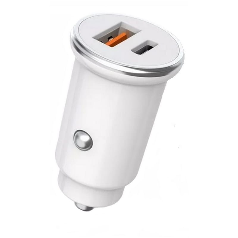Автомобильное зарядное устройство XO CC25 (2USB, 5A) White (6920680866793)