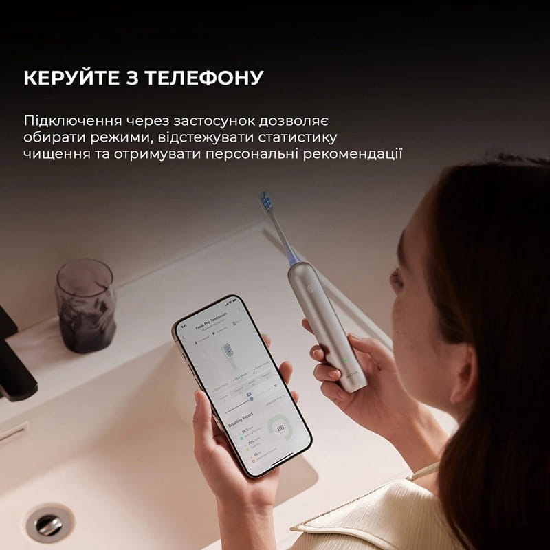 Зубная электрощетка Mova Fresh Pro Silver (ATB15A-SIL)