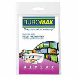 Фотопапір Buromax глянцевий 180г/м2 10х15см, 20л (BM.2230-4020)
