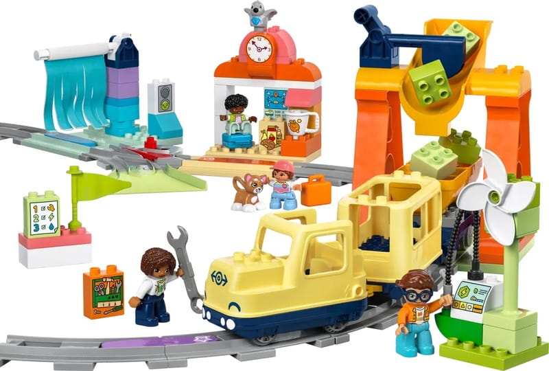 Конструктор LEGO Duplo Town Великий інтерактивний громадський потяг (10428)