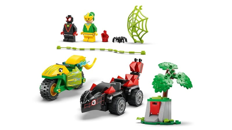 Конструктор LEGO Marvel Перегони на електромобілях з динозаврами (11198)