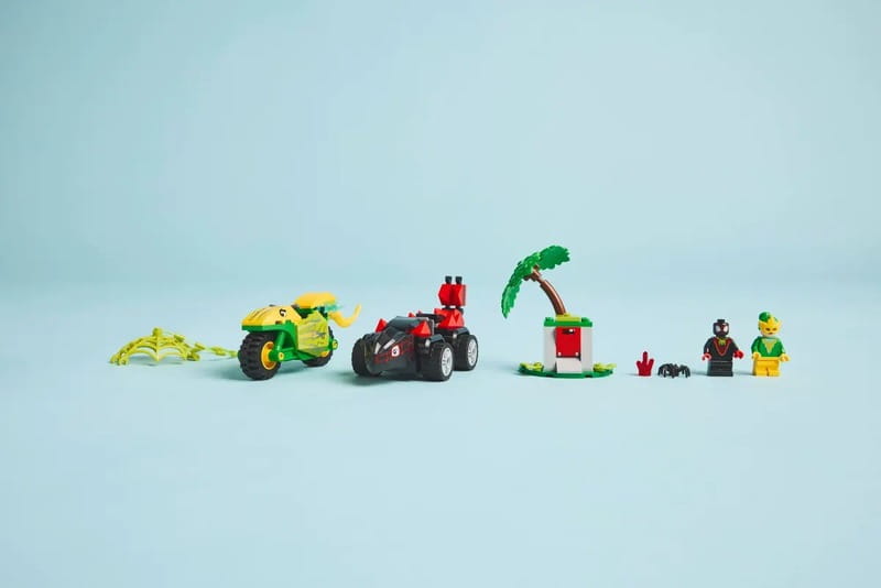 Конструктор LEGO Marvel Перегони на електромобілях з динозаврами (11198)