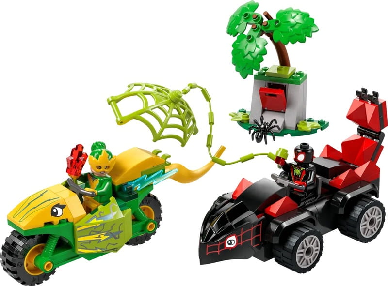 Конструктор LEGO Marvel Перегони на електромобілях з динозаврами (11198)