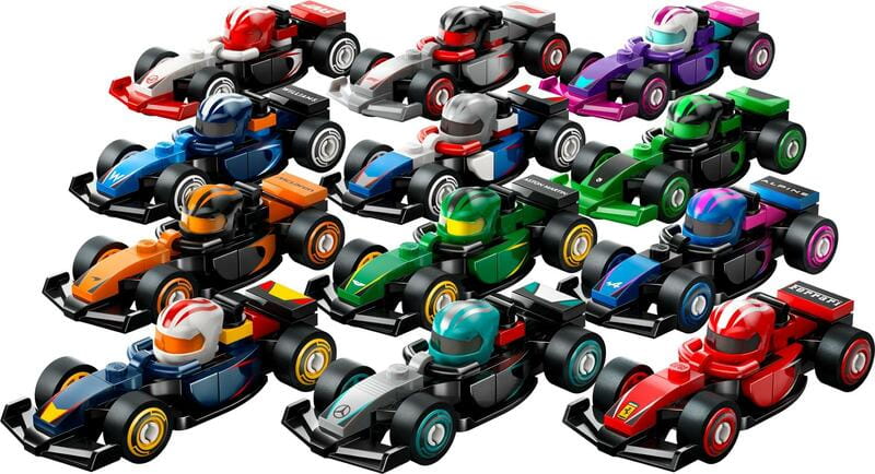 Конструктор LEGO Minifigures Колекційні автомобілі для перегонів F1 (71049)
