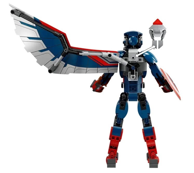 Конструктор LEGO Marvel Фігурка Сем Вілсон Капітан Америка (76296)