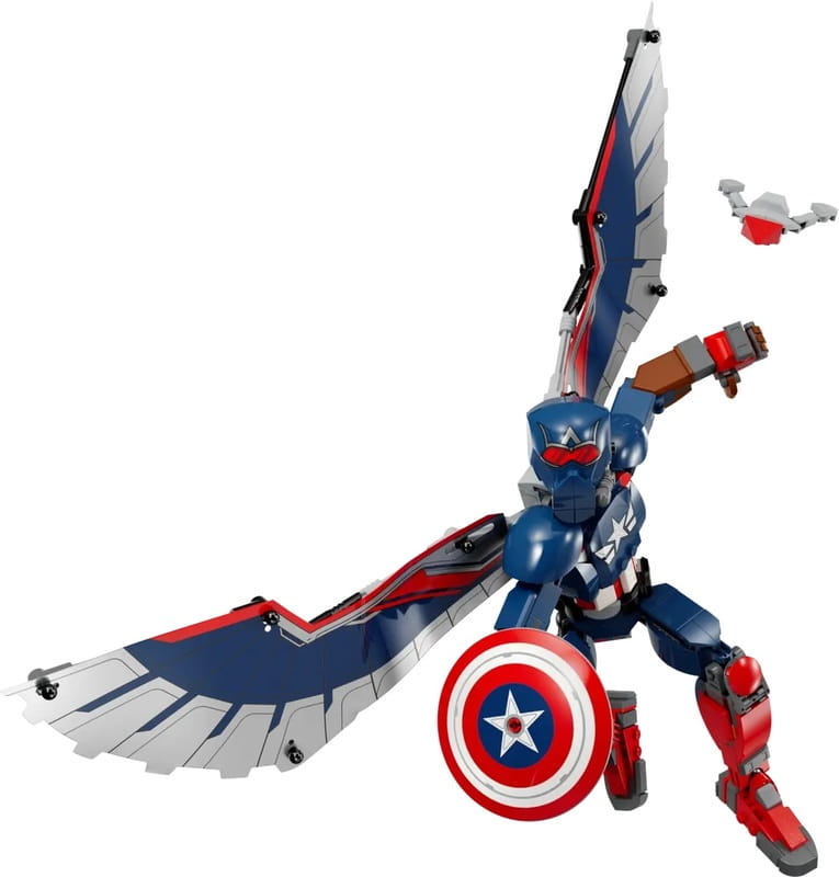 Конструктор LEGO Marvel Фігурка Сем Вілсон Капітан Америка (76296)