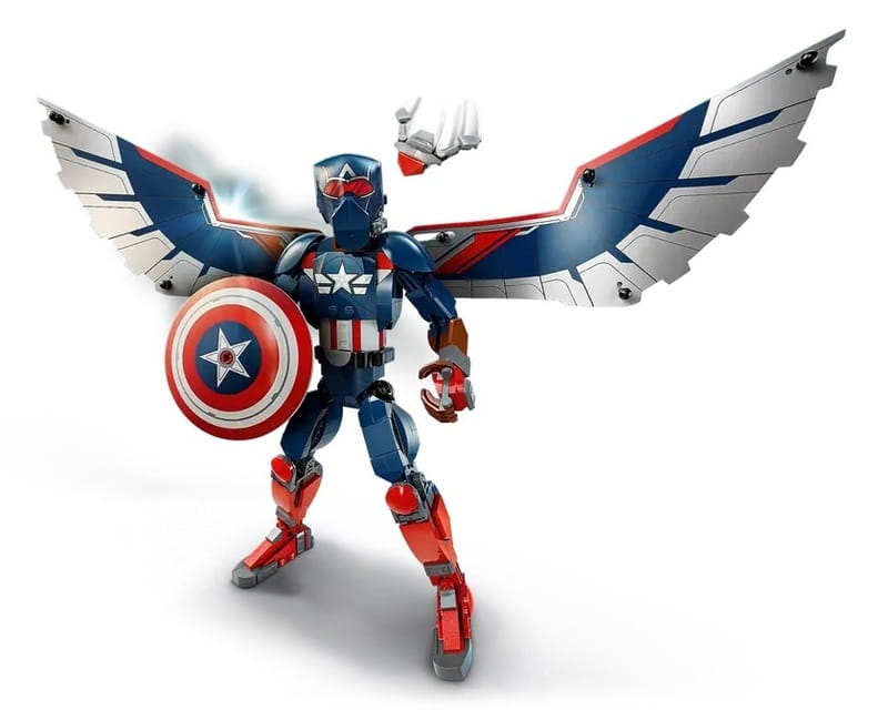 Конструктор LEGO Marvel Фігурка Сем Вілсон Капітан Америка (76296)