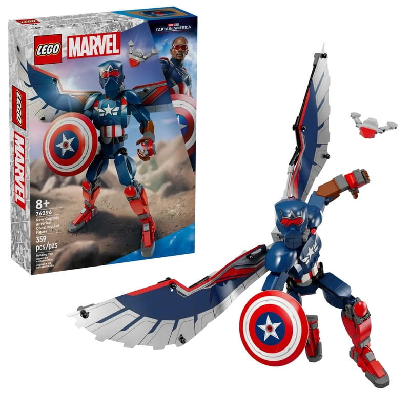 Конструктор LEGO Marvel Фігурка Сем Вілсон Капітан Америка (76296)