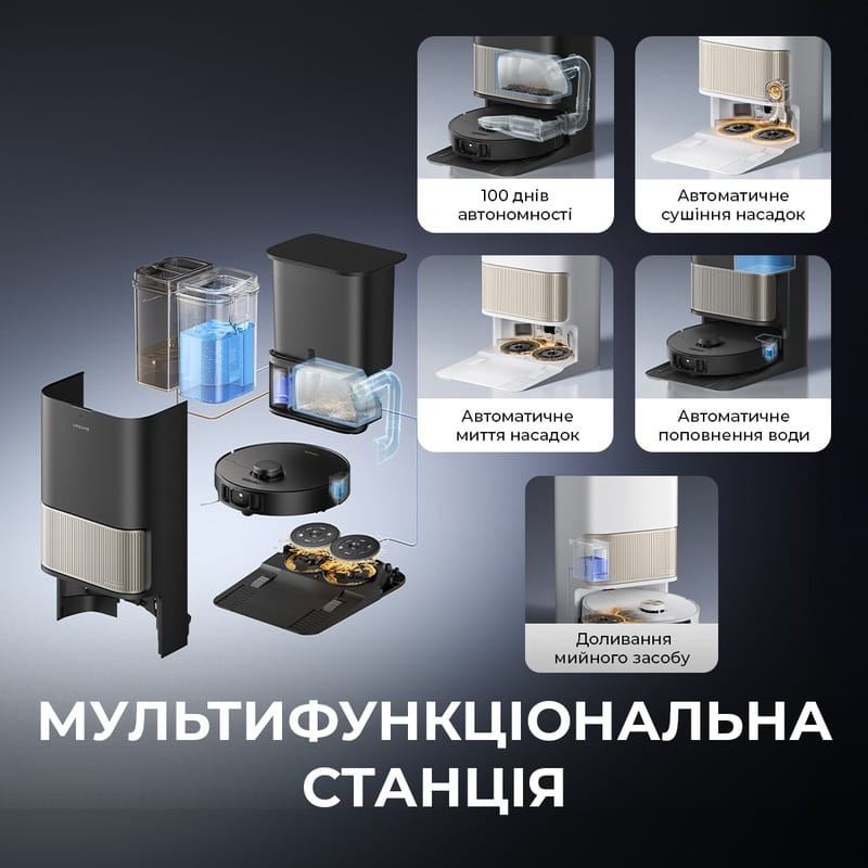 Робот-пилосос Dreame Bot L40s Pro Ultra White (RLL74CE-Wh)