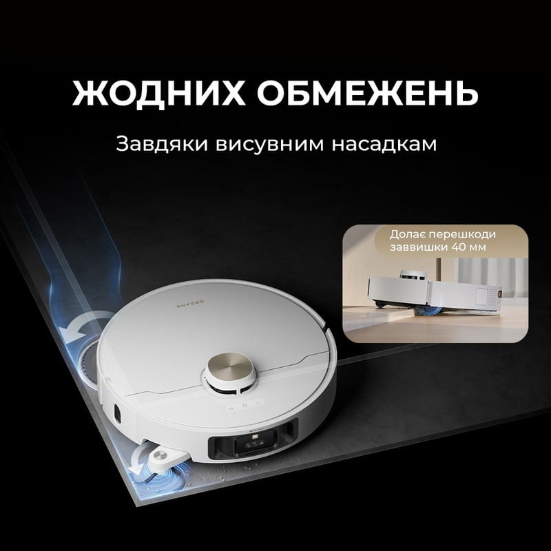 Робот-пилосос Dreame Bot L40s Pro Ultra White (RLL74CE-Wh)
