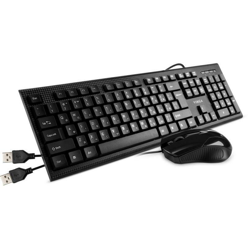 Комплект (клавиатура+мышь) Vinga KBS170 Black