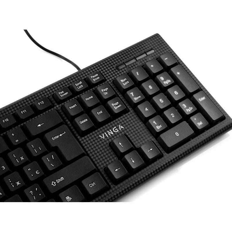 Комплект (клавиатура+мышь) Vinga KBS170 Black
