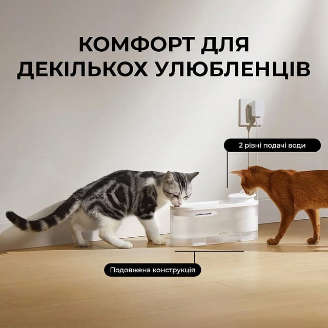 Смарт-поилка Mova Pet Grooming WF10 Pro (PWB20A)