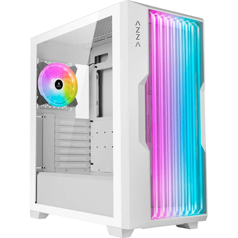Корпус AZZA Guardian Glass White без БП (CSAZ-520WG)