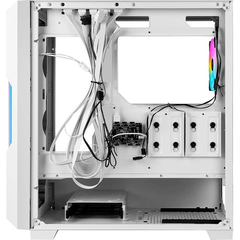 Корпус AZZA Guardian Glass White без БП (CSAZ-520WG)