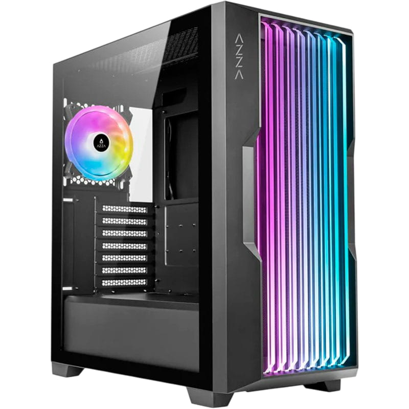 Корпус AZZA Guardian Glass Black без БП (CSAZ-520BG)