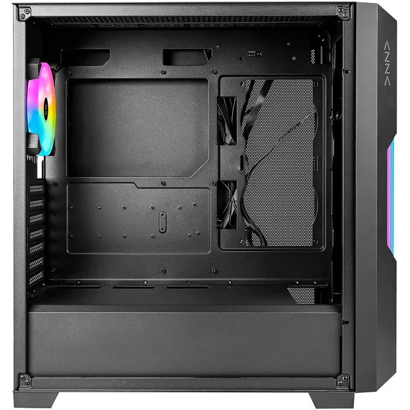Корпус AZZA Guardian Glass Black без БП (CSAZ-520BG)
