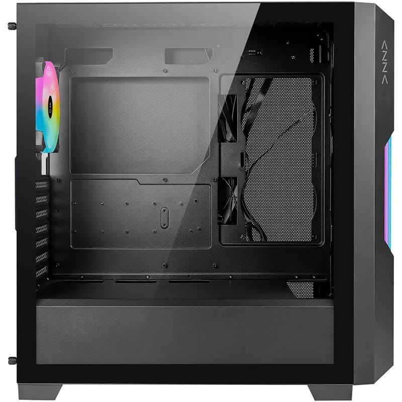 Корпус AZZA Guardian Glass Black без БП (CSAZ-520BG)