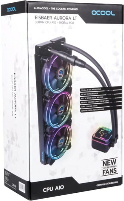 Система водяного охолодження Alphacool Eisbaer LT360 Aurora (11996)