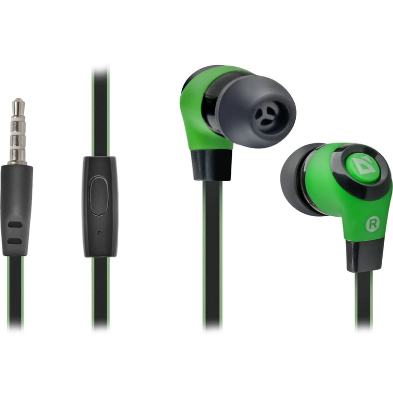 Купить Гарнитура Defender Pulse 430 Black/Green (63434) Гарнитура Defender Pulse 430 Black/Green (63434)