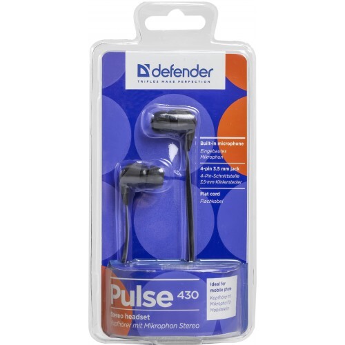 Гарнiтура Defender Pulse 430 Black/Grey (63430)