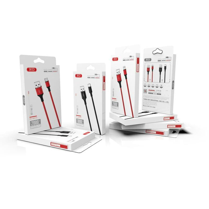 Кабель XO NB143 USB - USB Type-C, (M/M), 2.4A 1 м Black (6920680870684)
