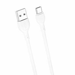 Кабель XO NB200 USB - USB Type-C, (M/M), 2.1A 1 м White (6920680878079)