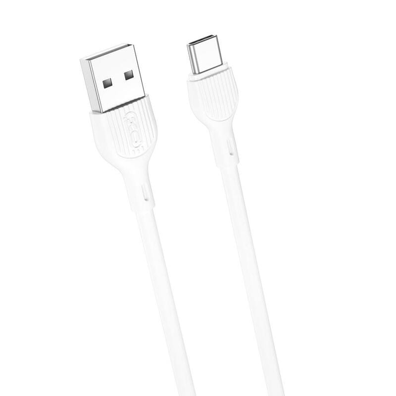 Кабель XO NB200 USB - USB Type-C, (M/M), 2.1A 1 м White (6920680878079)
