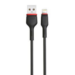 Кабель XO NB-P171 USB - Lightning, (M/M), 2.4A 1 м Black (6920680873647)