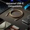Фото - Кабель Vention USB Type-C - USB Type-C (M/M), 240W, 5A, 2 м, Gold (TRIJH) | click.ua