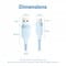 Фото - Кабель Vention USB - USB Type-C (M/M), 60W, 3A, 1 м, White (CTNWF) | click.ua