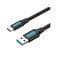 Фото - Кабель Vention USB - USB Type-C (M/M), 3A, 0.5 м, Black (COZBD) | click.ua