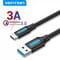 Фото - Кабель Vention USB - USB Type-C (M/M), 3A, 0.5 м, Black (COZBD) | click.ua