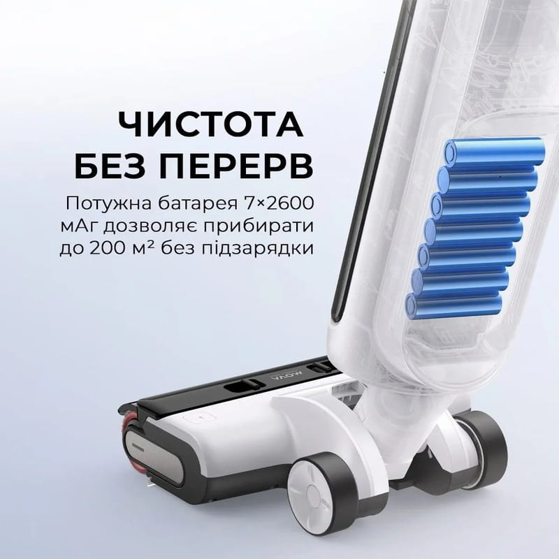Акумуляторний миючий пилосос Mova K20 Pro (HMH21D)