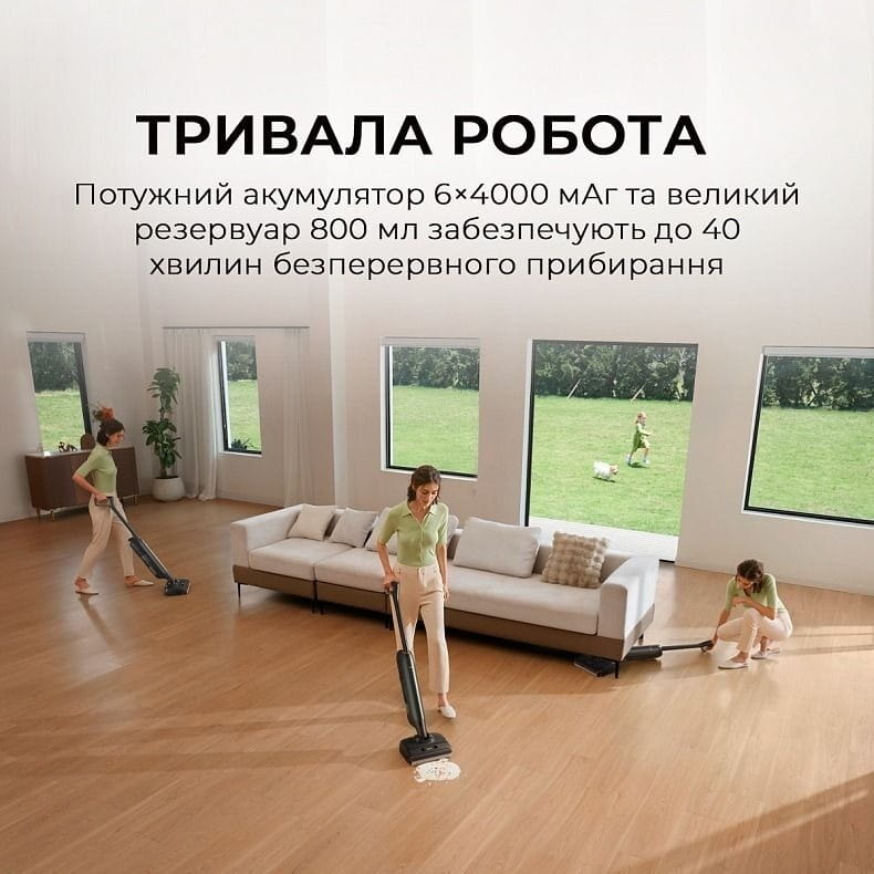 Акумуляторний миючий пилосос Mova M10 (HMH15A)