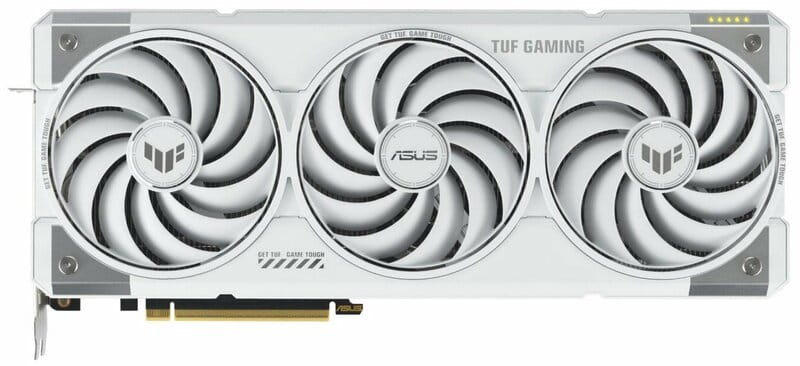 Видеокарта GF RTX 5070 Ti 16GB GDDR7 TUF Gaming OC White Asus (TUF-RTX5070TI-O16G-WHITE-GAMING)