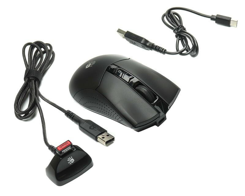 Мышь беспроводная A4Tech Bloody R90 Plus Black