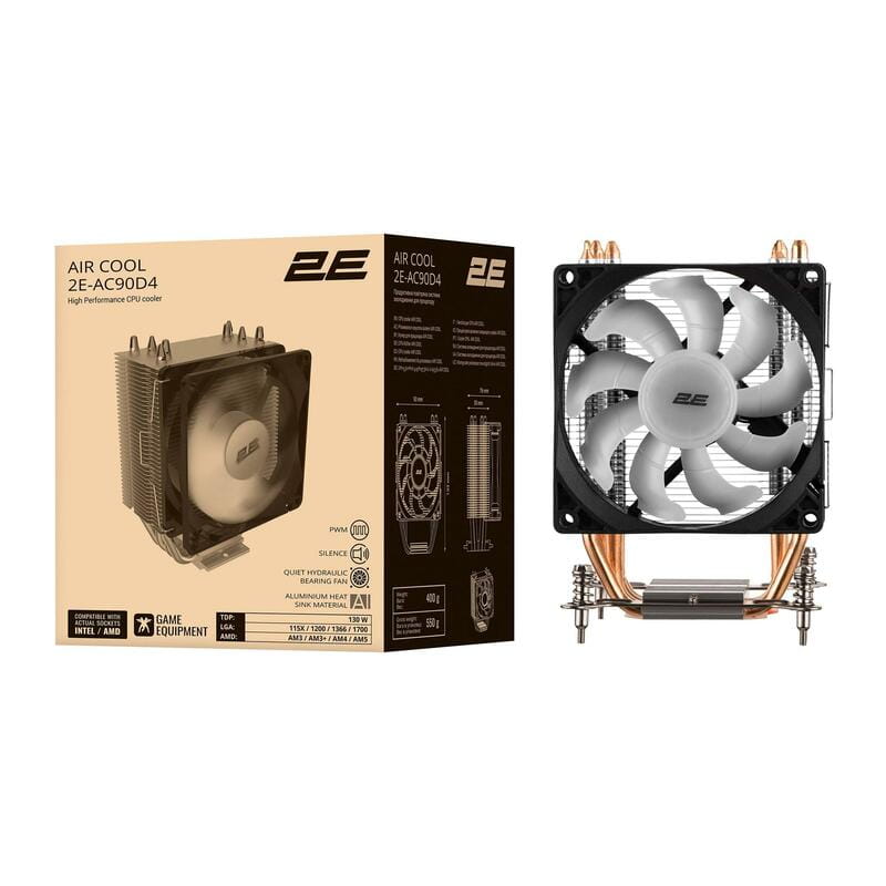 Кулер процесорний 2E Gaming Air Cool (2E-AC90D4)