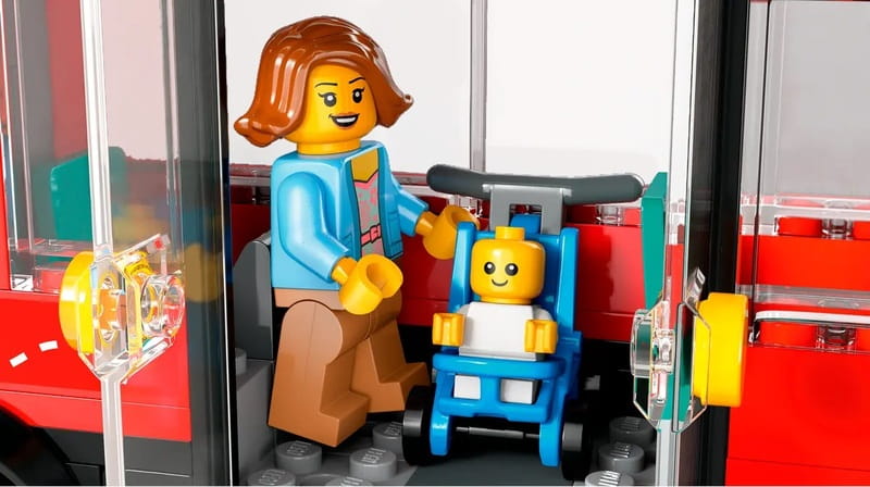 Конструктор LEGO City Красный двухэтажный экскурсионный автобус (60407)