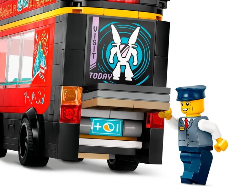 Конструктор LEGO City Красный двухэтажный экскурсионный автобус (60407)