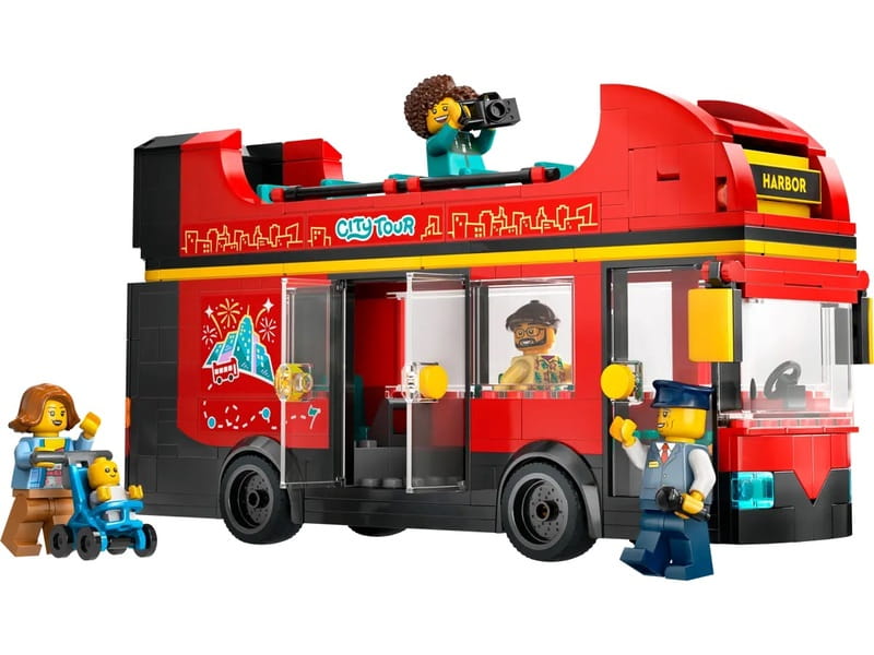 Конструктор LEGO City Красный двухэтажный экскурсионный автобус (60407)