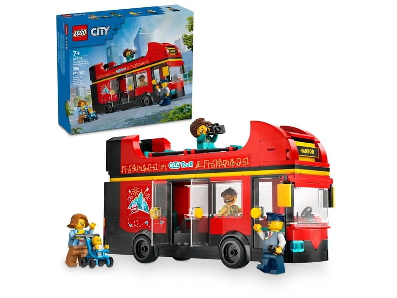 Конструктор LEGO City Красный двухэтажный экскурсионный автобус (60407)