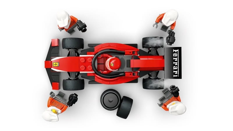 Конструктор LEGO City Пит-стоп и пит-экипаж F1 с болидом Ferrari (60443)