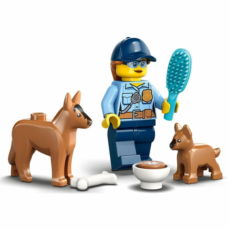 Конструктор LEGO City Мобільний майданчик для дресирування поліцейських собак (60369)