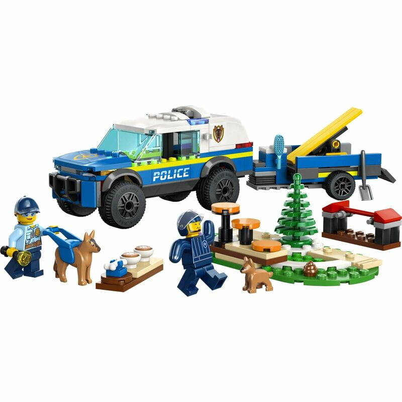 Конструктор LEGO City Мобільний майданчик для дресирування поліцейських собак (60369)