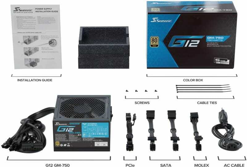 Блок живлення Seasonic G12 GM-750 (SSR G12 GM-750)
