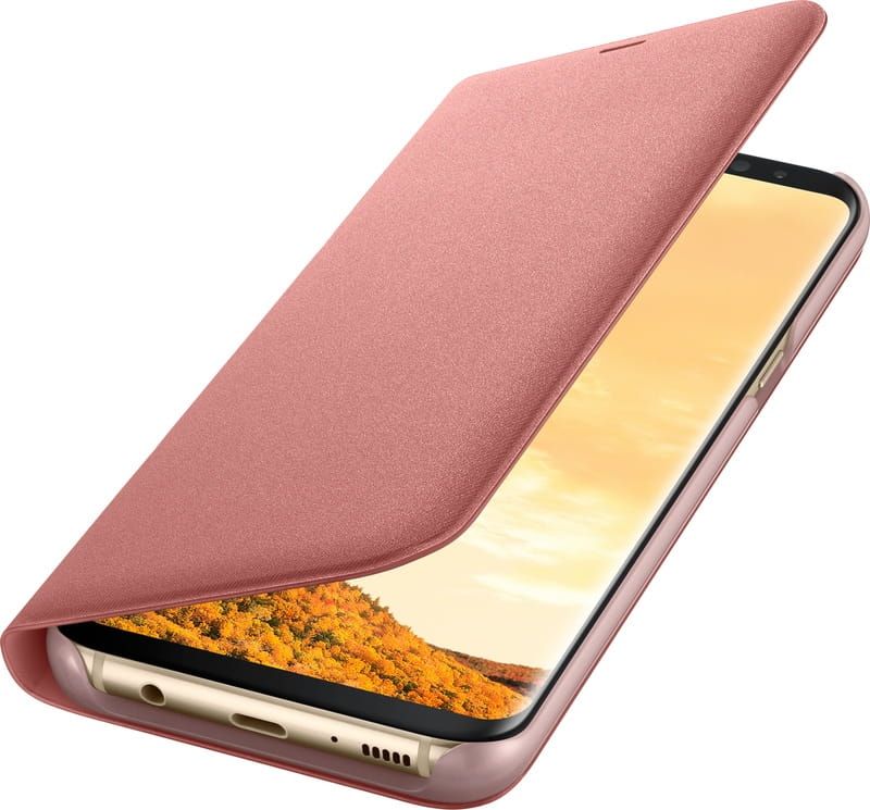 Чехол-книжка Samsung LED View Cover для Samsung Galaxy S8+ G955 Pink (EF-NG955PPEGRU)