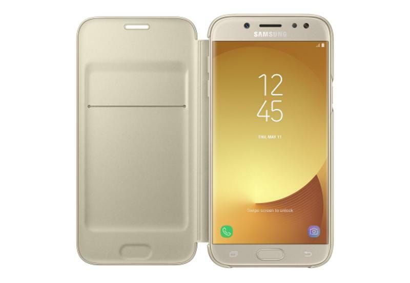 Чехол-книжка Samsung Wallet Cover для Samsung Galaxy J5 (2017) SM-J530 Gold (EF-WJ530CFEGRU)